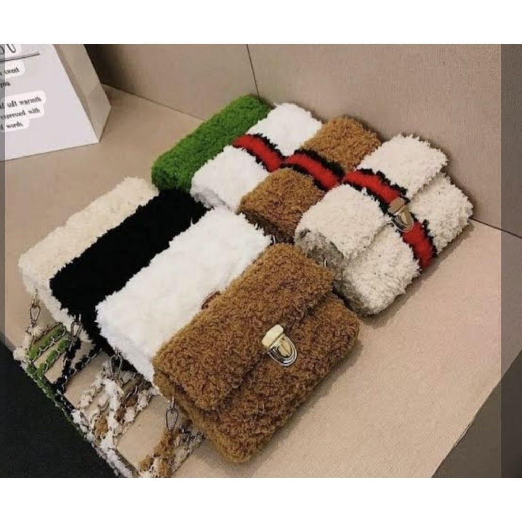 Tas rajut kanvas bludru/ tas rajut kanvas impor