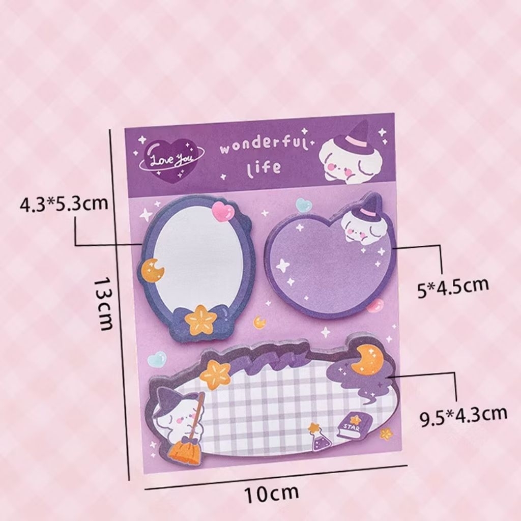 

STICKY NOTES UNGU 3IN1