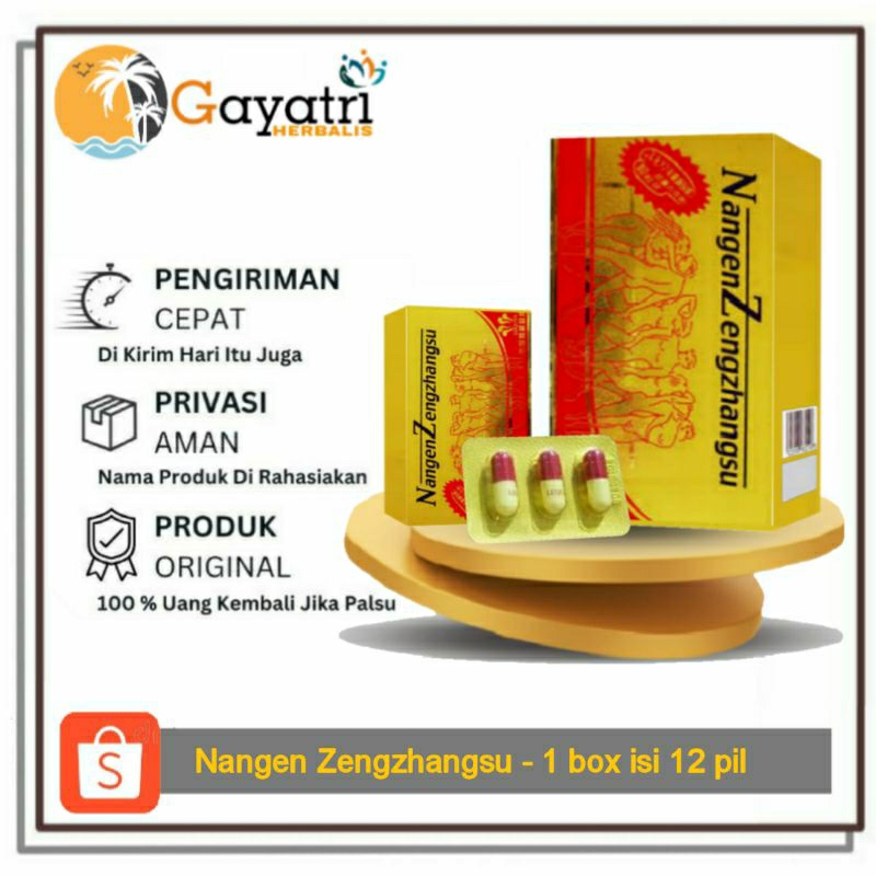 Ready Nangen_zengzhangsu original asli 1box isi 12pils