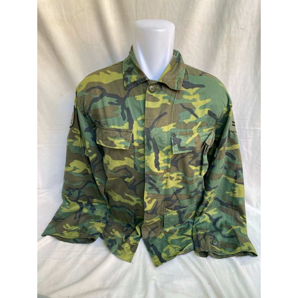 Kemeja BDU Loreng Classic Woodland Cina Taiwan Army (5)