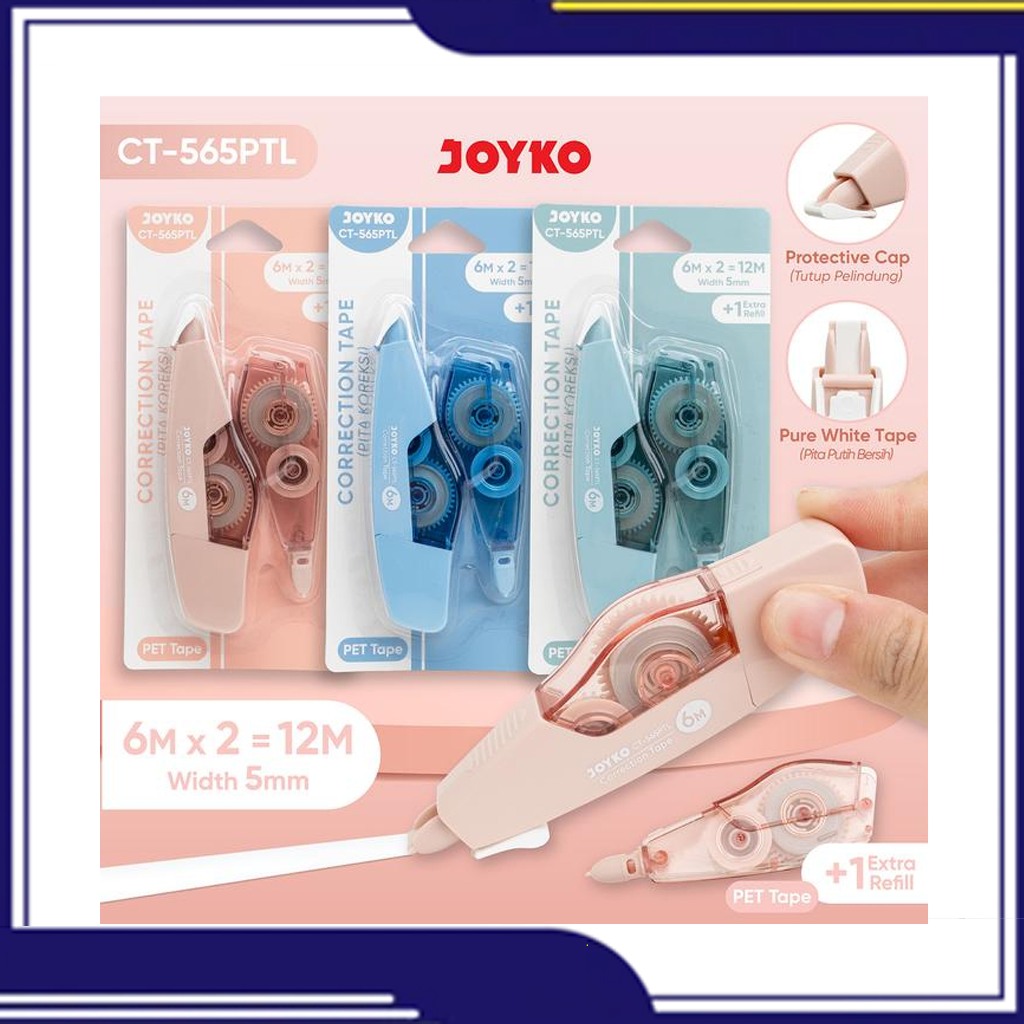 

JOYKO Correction Tape CT-565PTL Extra Refill