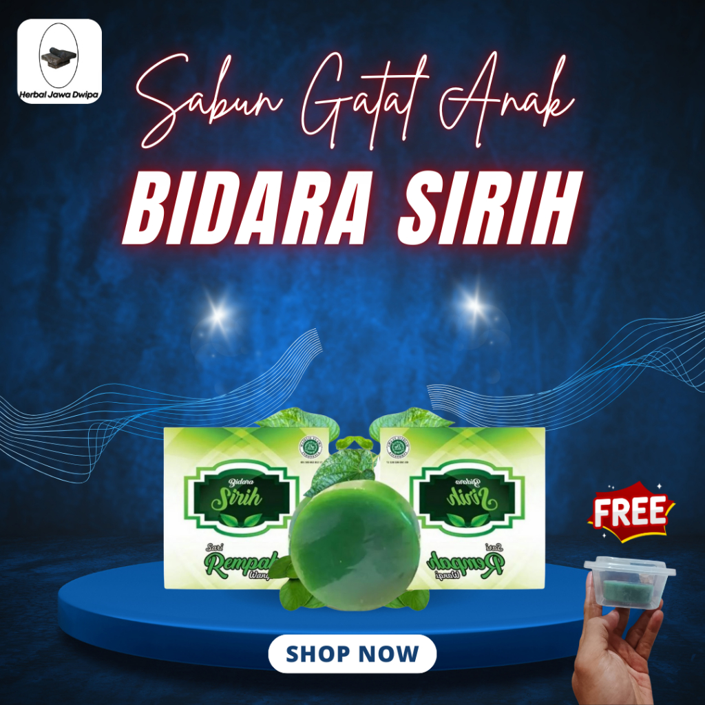 SABUN GATAL ANAK BIDARA SIRIH | Ampuh atasi gatal eksim, panu, scabies, cacar air, biang keringat
