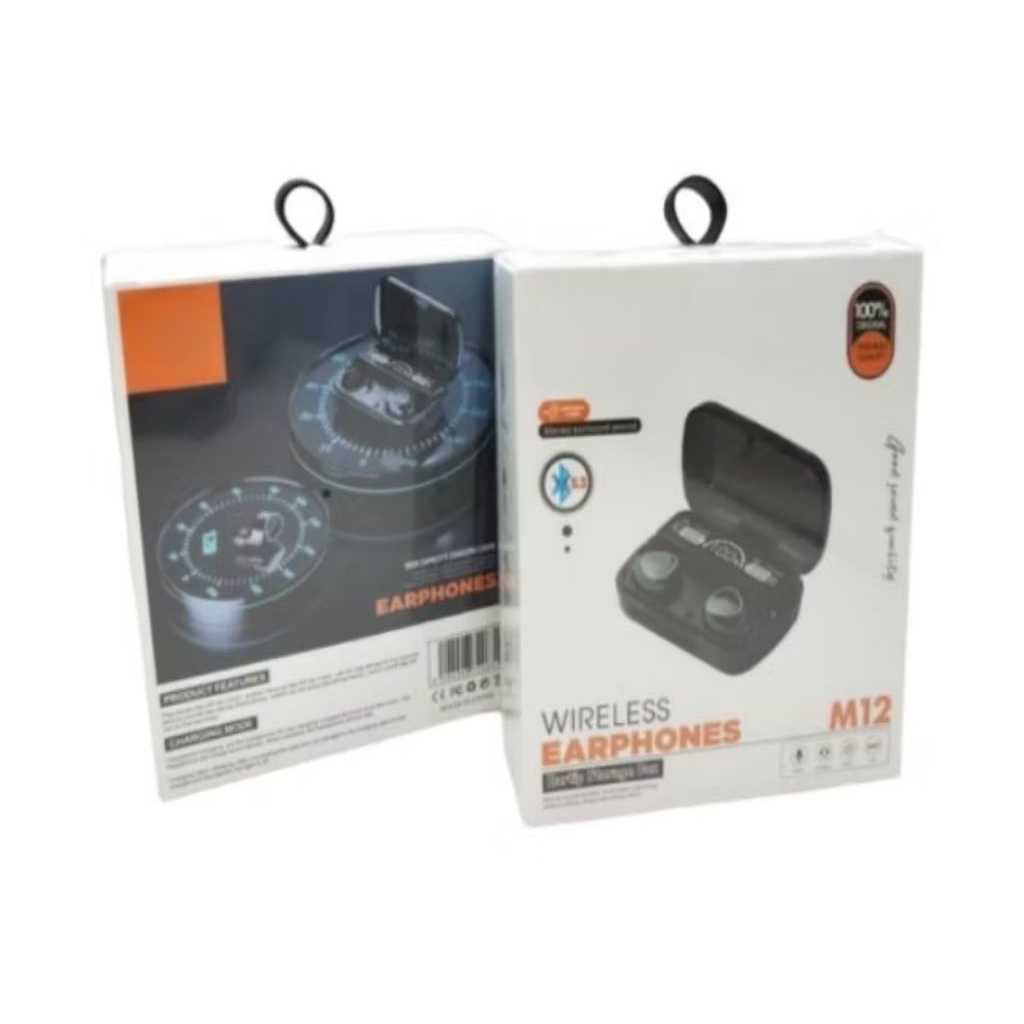 Headset bluetooth tws wireless handsfree bluetooth tws m12