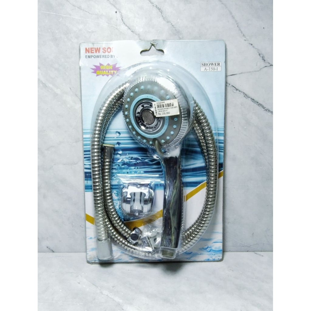 SHOWER SET NEW SOLIGEN A-150  / SHOWER STAINLESS / HAND SHOWER - NEW SOLIGEN