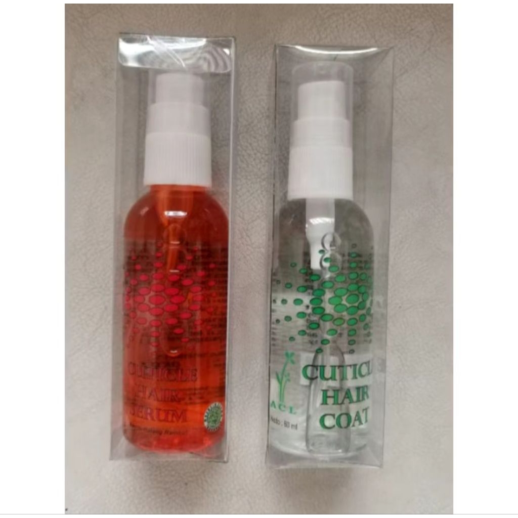 ACL Cuticle Hair Serum 60 ml & ACL Hair Coat 60 ml | Serum Rambut