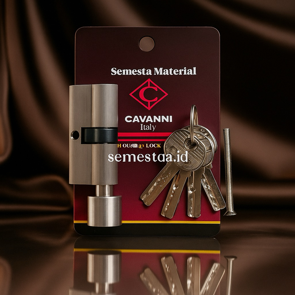 Silinder Kecil Knob Pintu Cavanni Original | Silinder Kunci Knob Cavani Kuat Awet Anti Karat | Spare