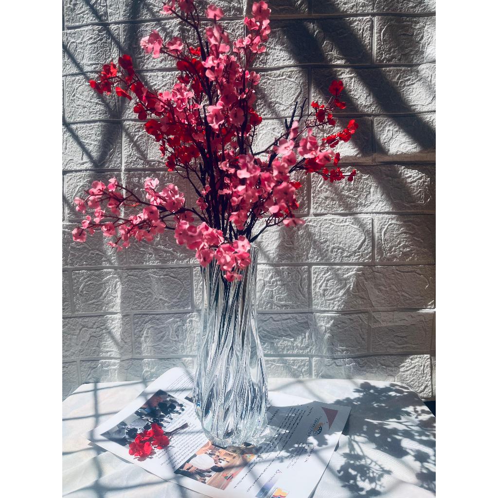 Vas Kaca Kristal Vas Bunga Kaca Kristal Bening