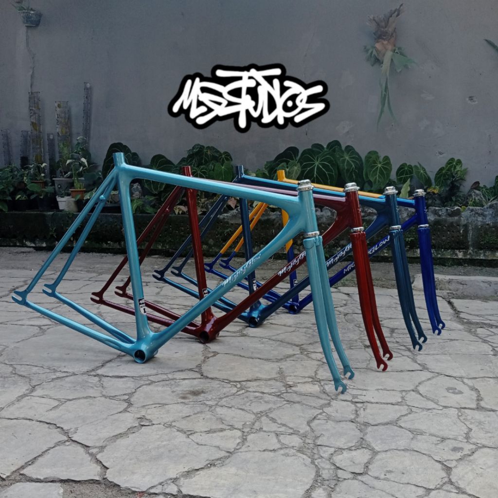 BSV01 FRAMESET . mighty glow studio . mightyglow fixie . sepeda fixie . frame fixie . fullbike fixie