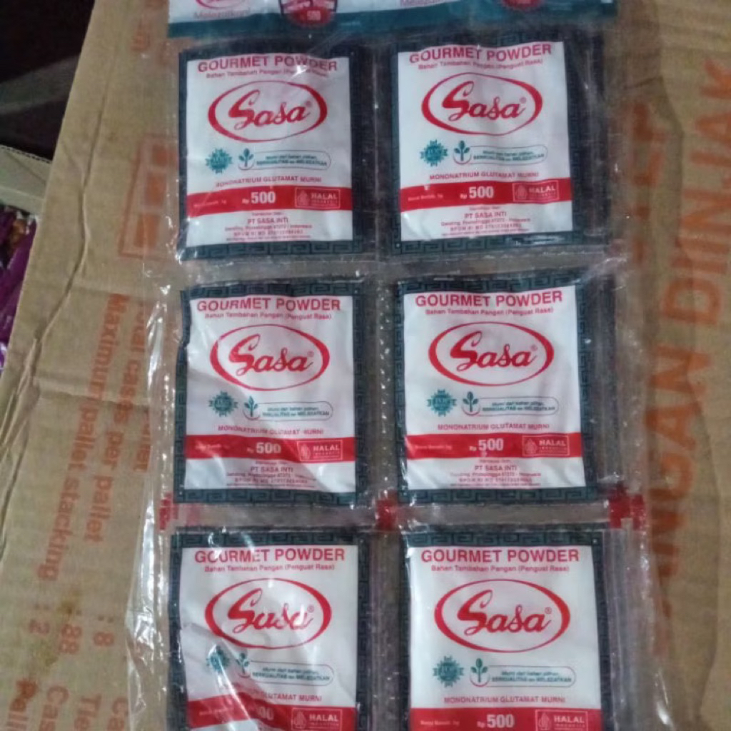 

MICIN SASA 9 PACK SETENGAH DUS SATU PACK ISI 30 saset