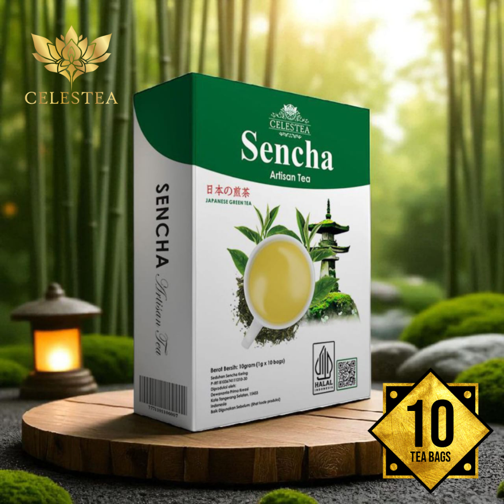 

Celestea Sencha Japanese Green Tea | Teh Hijau Jepang Premium | Teh Herbal Detox