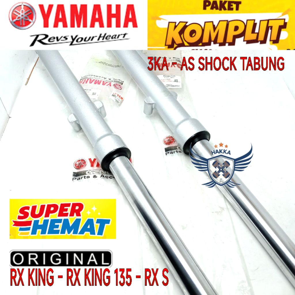 3KA ORIGINAL AS SHOCK TABUNG SEPASANG YAMAHA RX KING, AS SHOCK TABUNG YAMAHA RX KING LAMA, AS SHOCK 