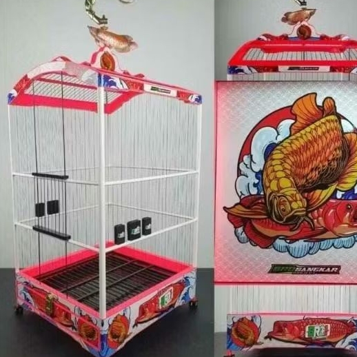 Sangkar burung BRO, sabuk fiber mentahan