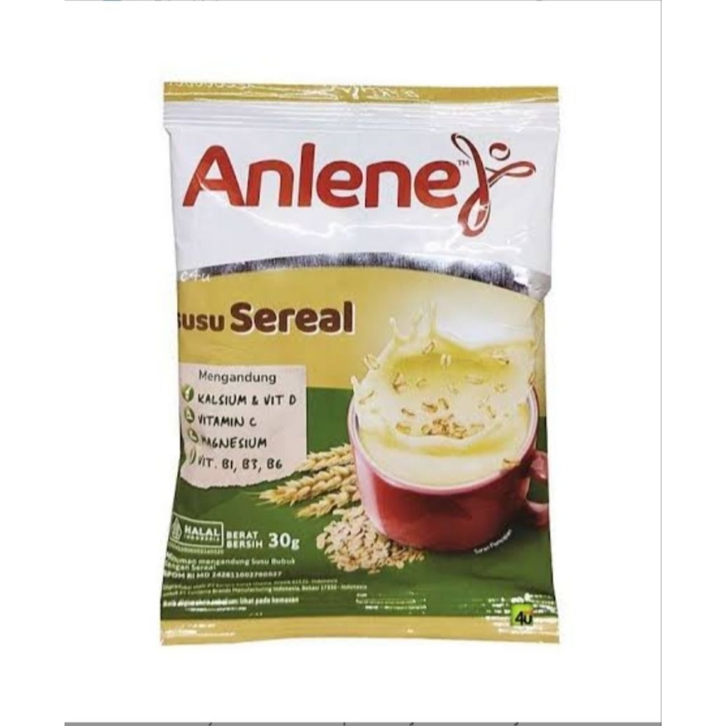 

SUSU ANLENE SEREAL TERBARU / 1 RENCENG ISI 10SACHET