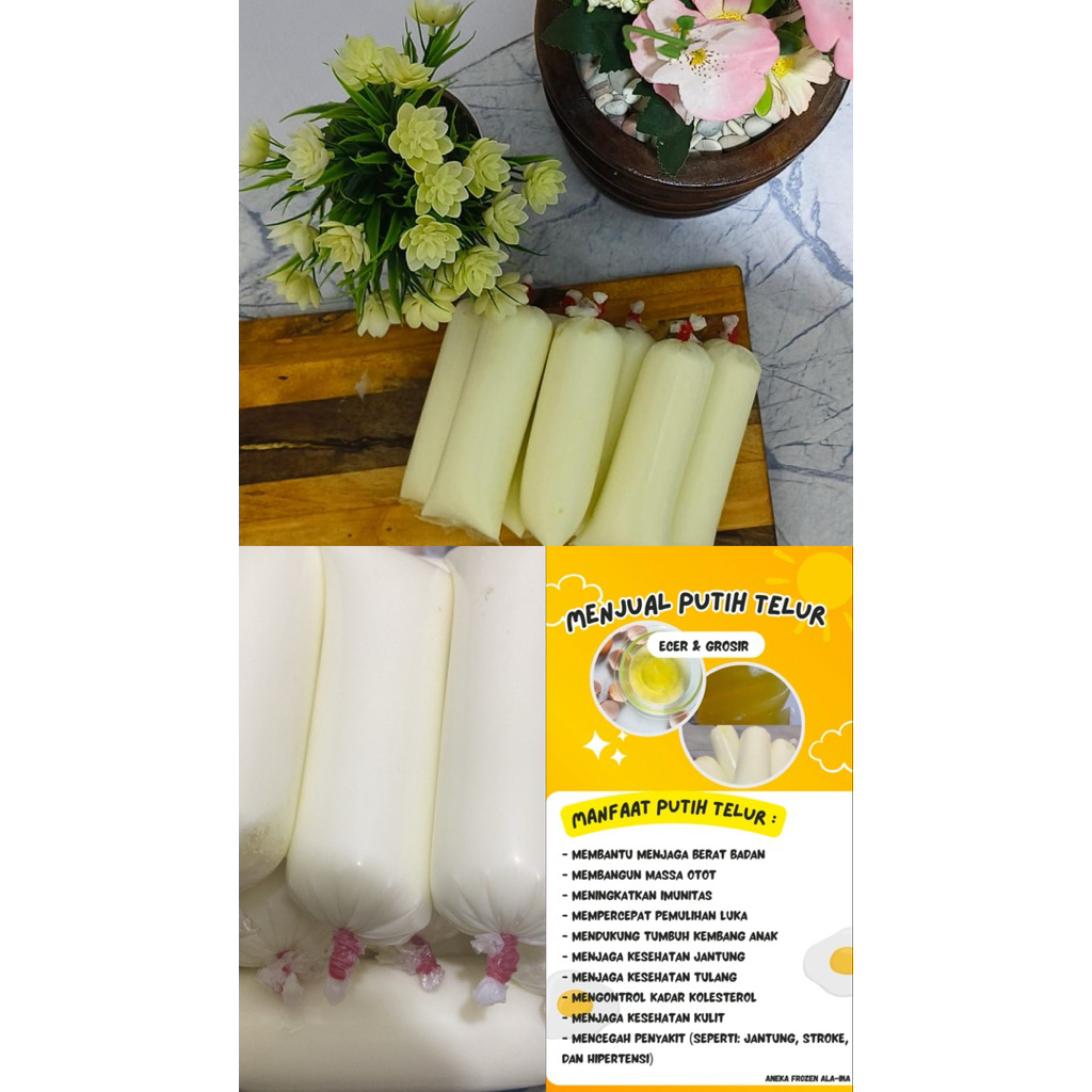 

Putih telur matang 170gr