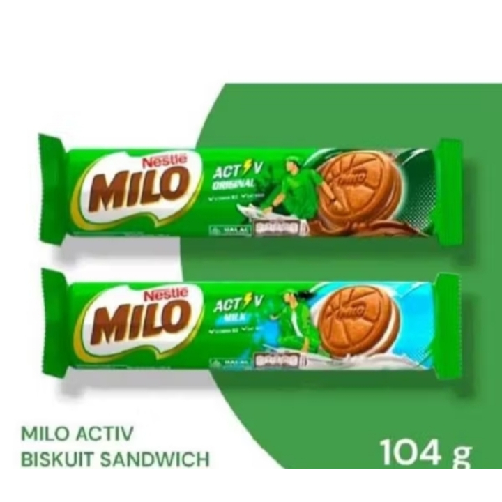 

Milo Biskuit Sandwich Activ Original |Milk 104 gr