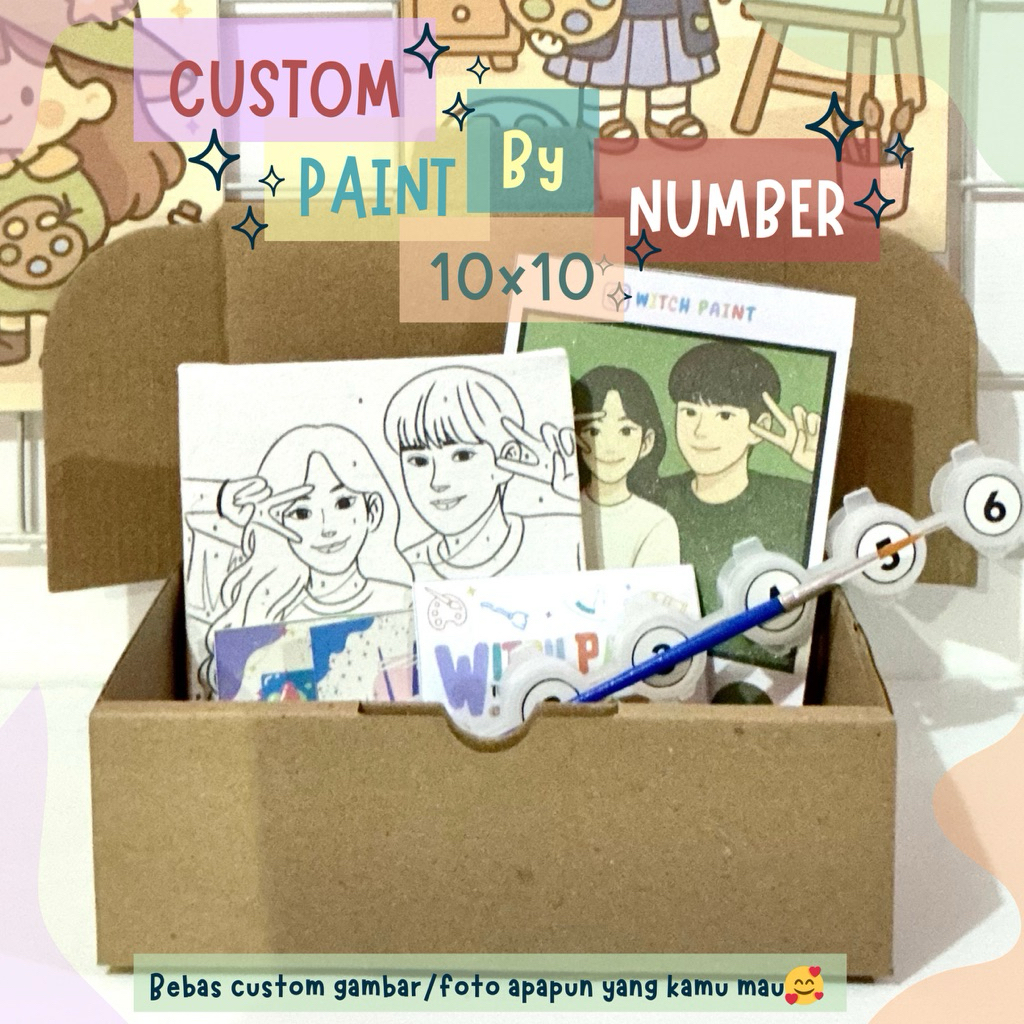 

Custom Paint By Number 10×10