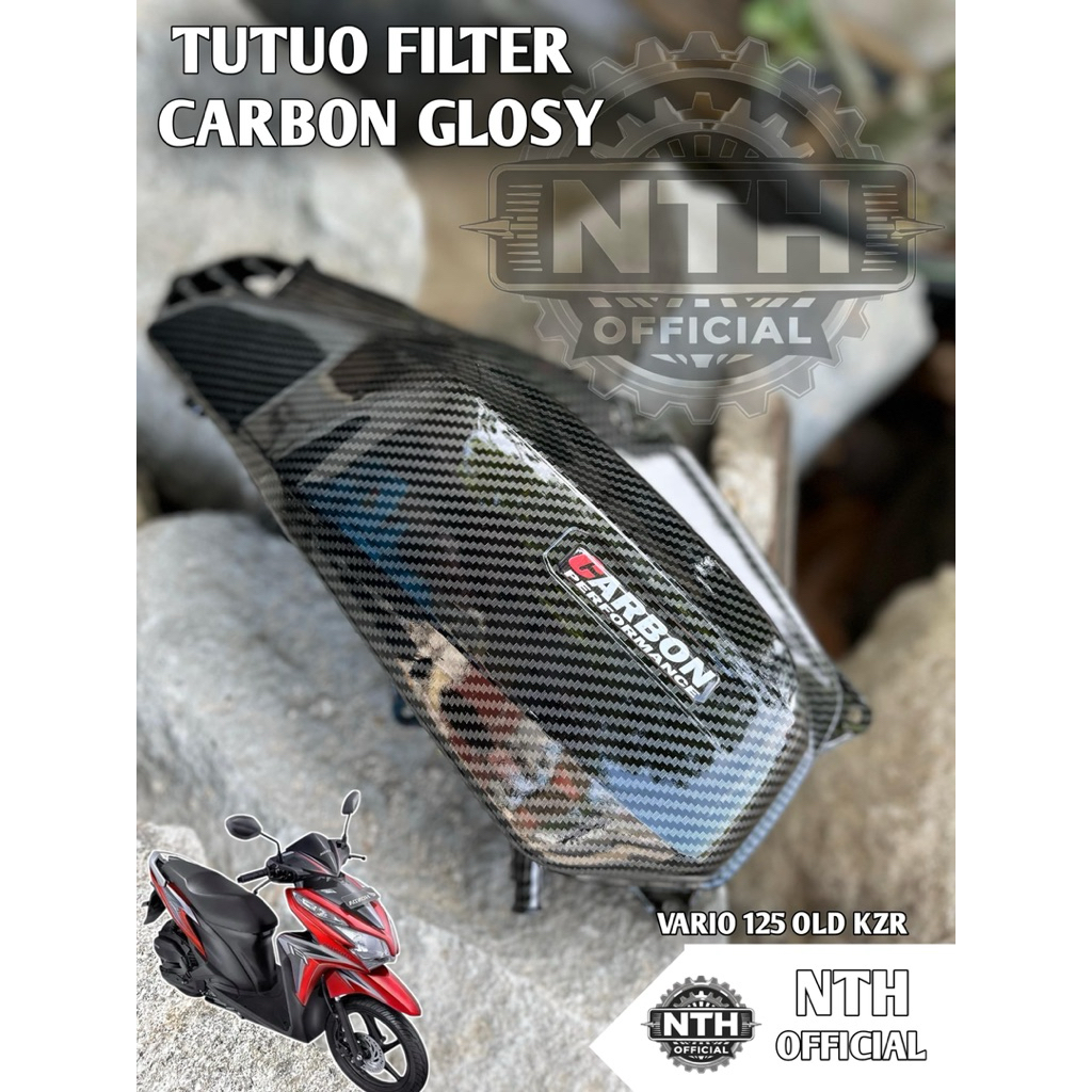 TUTUP FILTER UDARA VARIO 125 KZR CARBON/BOX FILTER VARIO CARBON VARIASI VARIO 125 SEMUA TAHUN