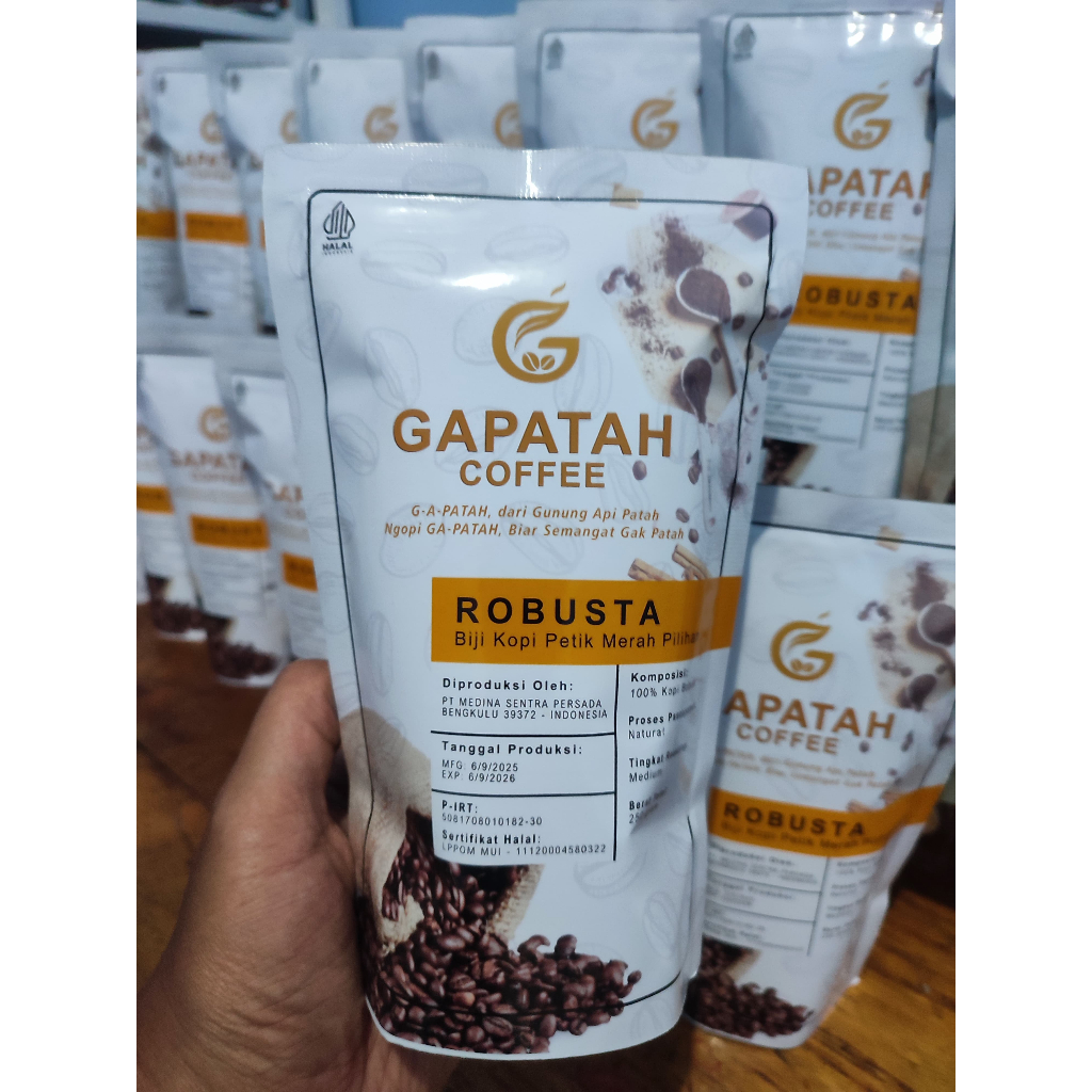 

Kopi Gapatah | Kopi Robusta Bubuk Asli Kepahiang – Rasa Pahit Pekat Premium 200g