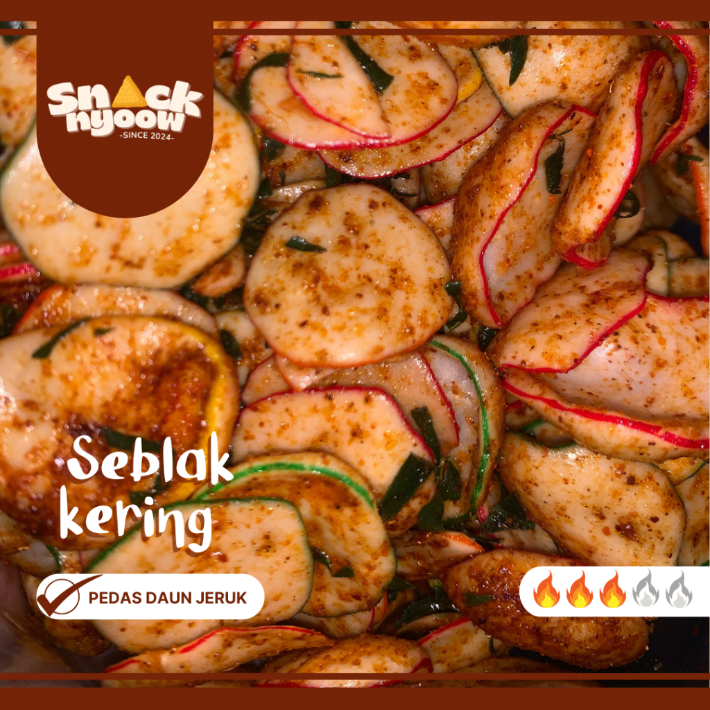 

Snacknyoow - Seblak kering pedas daun jeruk 150gr