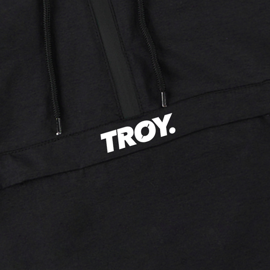 Troy Company Jacket Cagoule Black SWOE - Jaket Cagoule Hitam JCG 3301