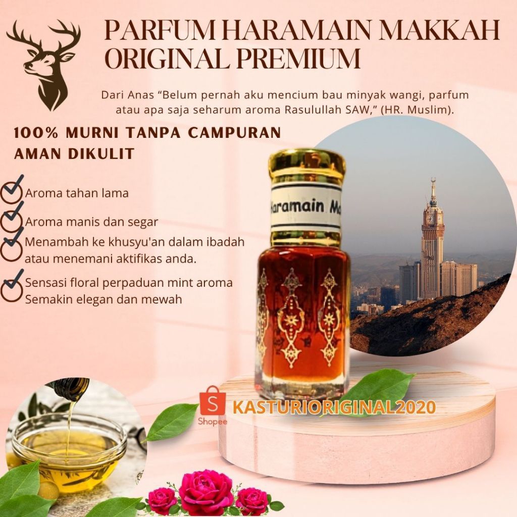 Parfum Haramain Makkah Original Premium