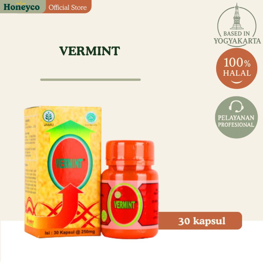 VERMINT KAPSUL CACING UNTUK TIFUS - VERMINT ORIGINAL