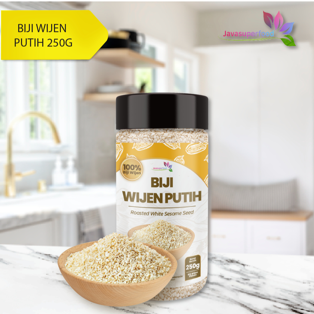 

[HALAL] BIJI WIJEN PUTIH 100% (50G/170G/250G/340G) / WHITE SESAME SEEDS