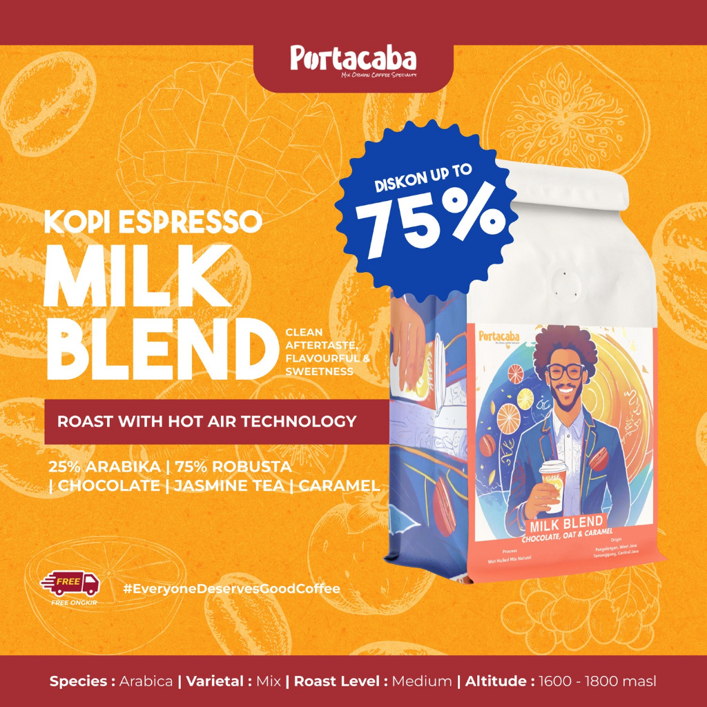 

Biji Kopi Arabika Kopi Susu Blend 1kg 25:75 Medium To Dark Wholebean Coffee Es Kopi Susu