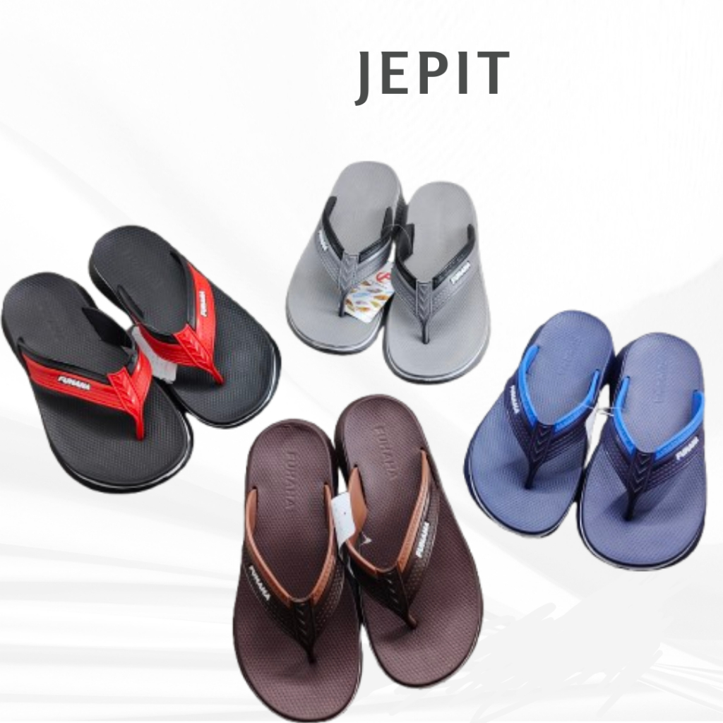 Sandal Jepit Pria Simple Sandal Rumah Anti Slip