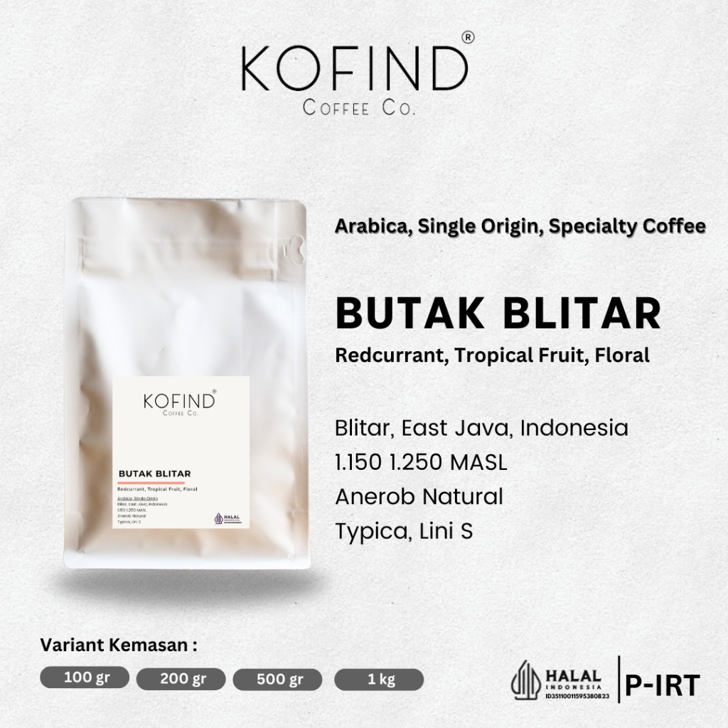 

Kopi Arabica Specialty Butak Blitar – Single Origin West Java | Roasted Bean & Bubuk 100gr–1kg