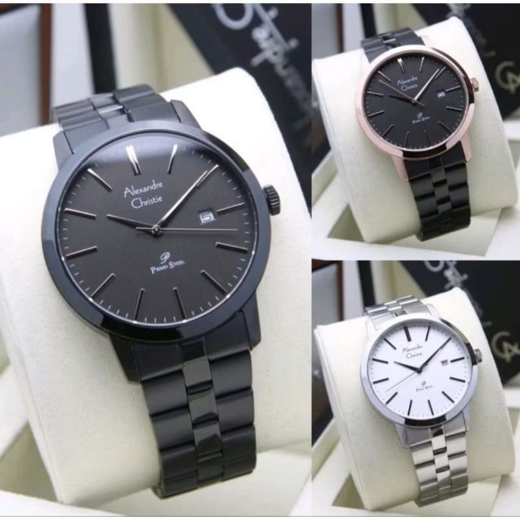 AC 1007 JAM TANGAN PRIA RANTAI ALEXANDRE CHRISTIE AC1008/1014/1027 RANTAI ORIGINAL AC