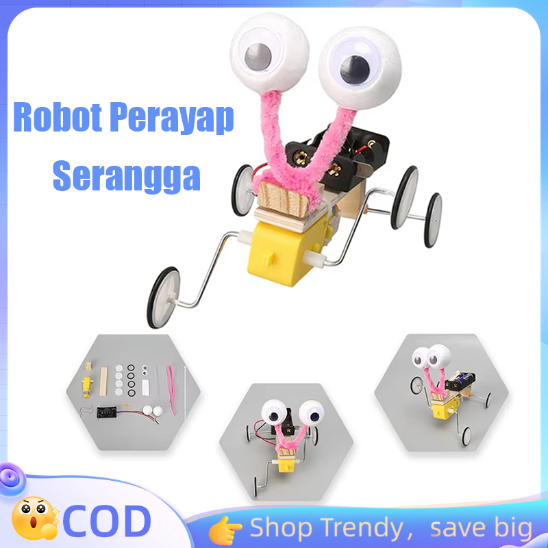 Mainan Merakit Robot Mainan Rakitan Robot Mainan Robot Anak Reptil Elektrik Handmade Diy Robot Rakit