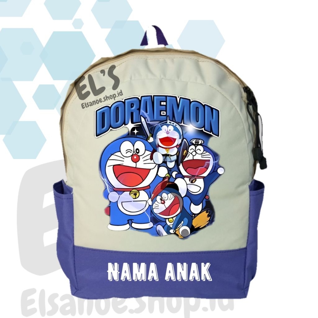 Doraemon Tas Anak | Tas Anak Karakter Doraemon | Ransel Anak Karakter Doraemon | TRansel Anak SD Dor