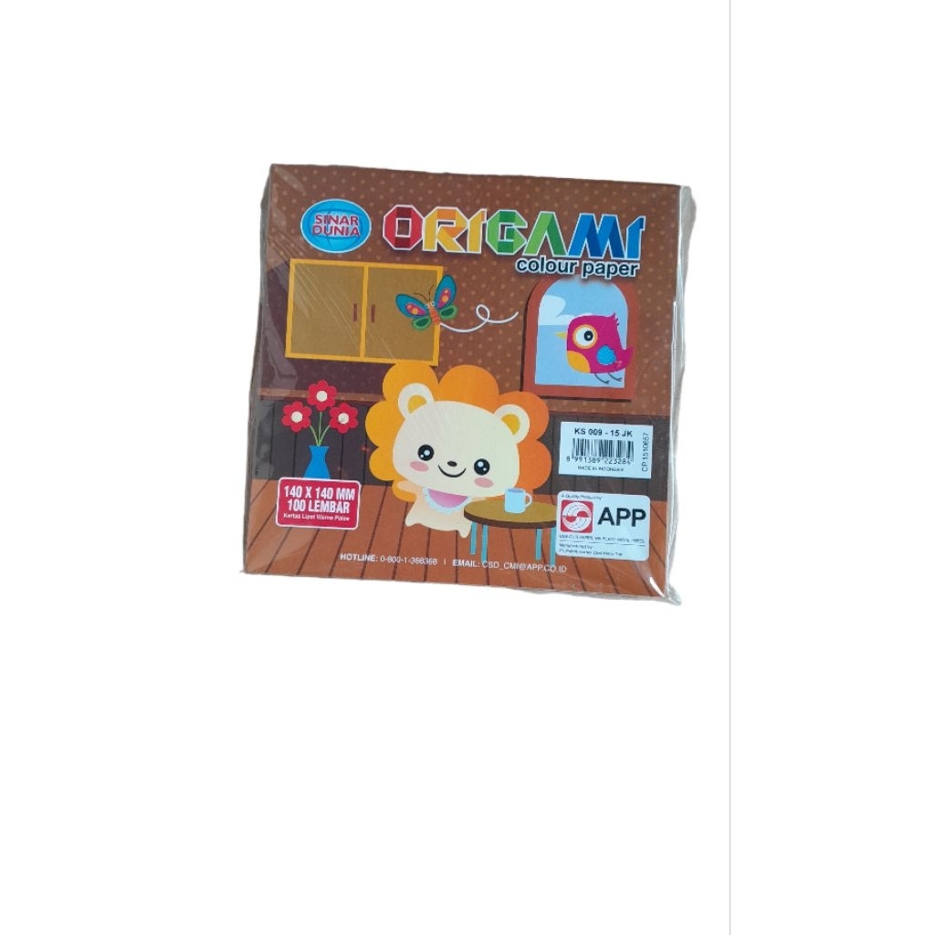

Kertas Origami 100 Lembar Sinar Dunia