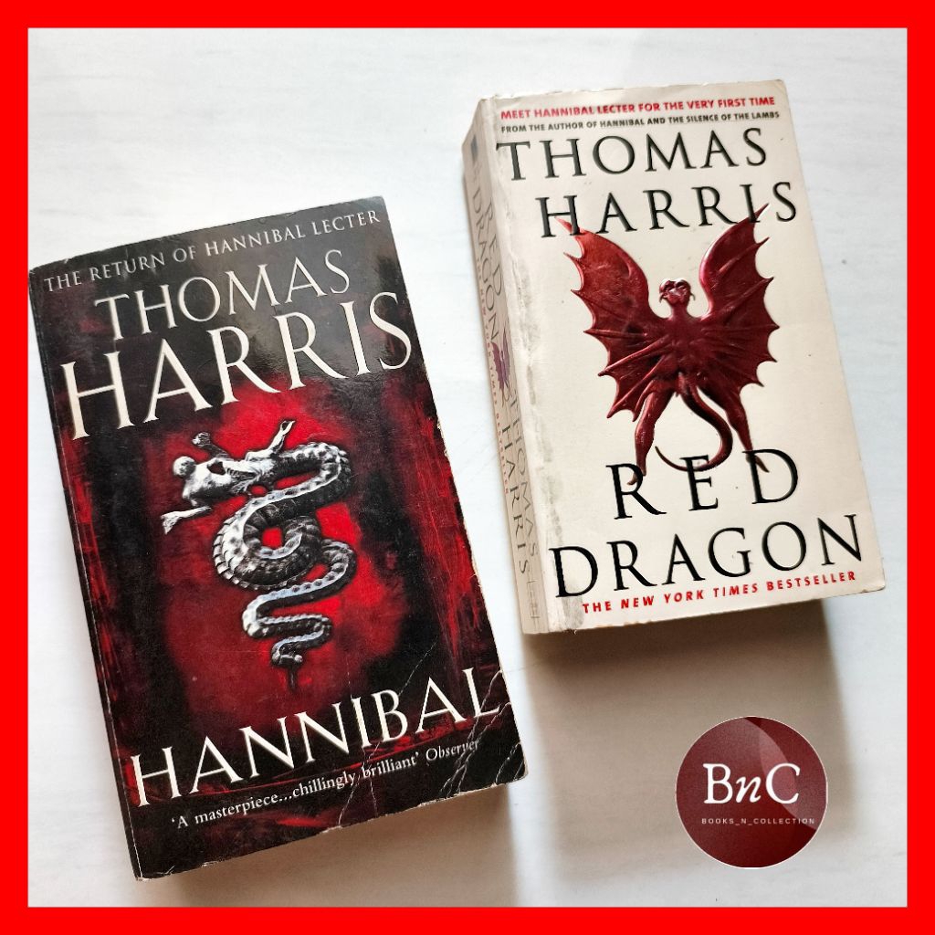 novel Thomas Harris Hannibal Red Dragon [ preloved, ori ]