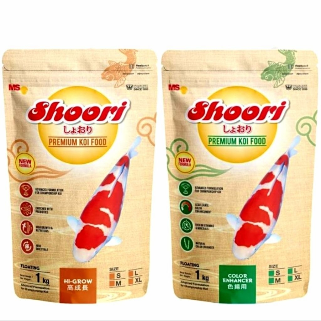 Shoori Pakan Ikan Koi 1Kg