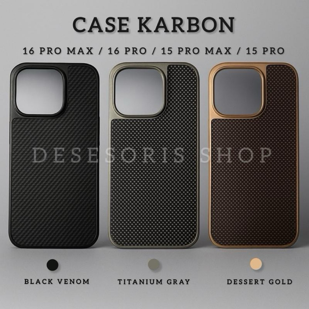 Case iPhone 15 Pro Max / 15 Pro Case Karbon LikGus