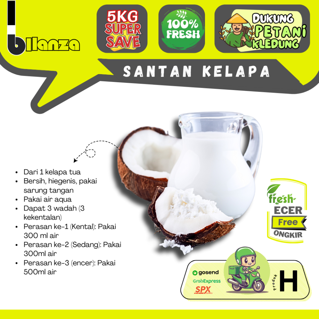 

Bllanzanow | Santan Kelapa Asli Pakai Aqua — Sayur Gunung ECER (H)