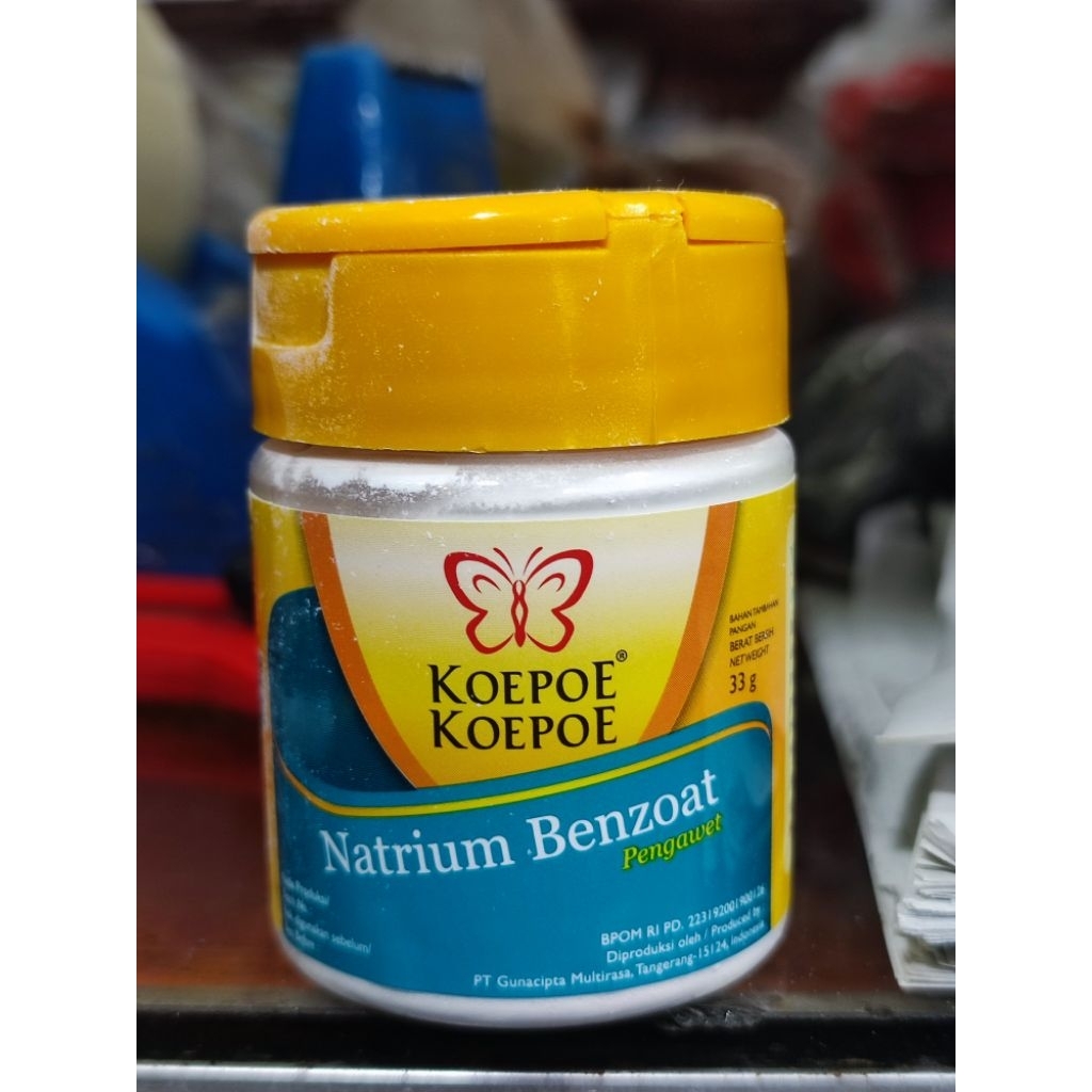 Benzoat natrium benzoat pengawet makanan 33g