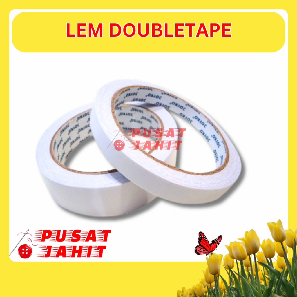 Double tape / Lem kertas isolasi perekat dua sisi