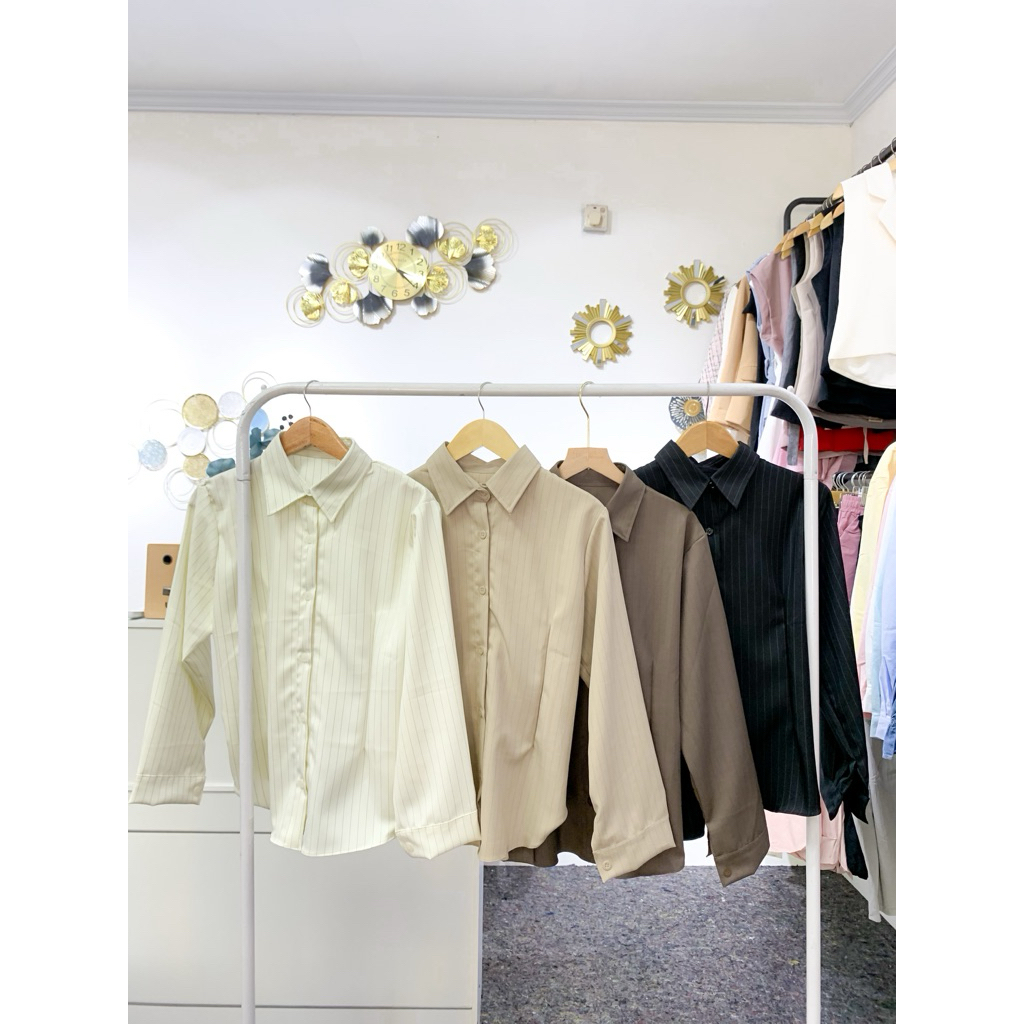 Kemeja Wispie Lengan Panjang / Kemeja Wispie Kekinian / Kemeja Wispie Tali