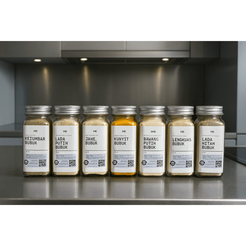 

HK Pala Bubuk | Nutmeg Powder 100% Asli dan Halal kemasan Botol Plastik 30g Botol Kaca 50g Refill 50g