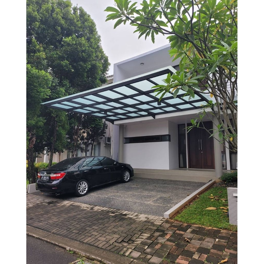 Canopy kaca minimalis sunblas $08