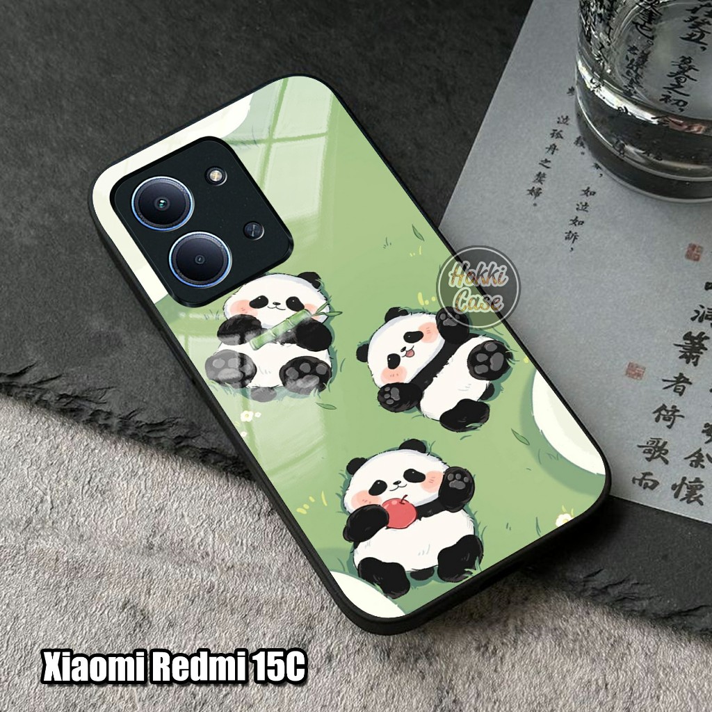 Softcase Redmi 15C - Case Glass Redmi 15C - Casing Hp Redmi 15C - Silikon For Redmi 15C - Kesing Red