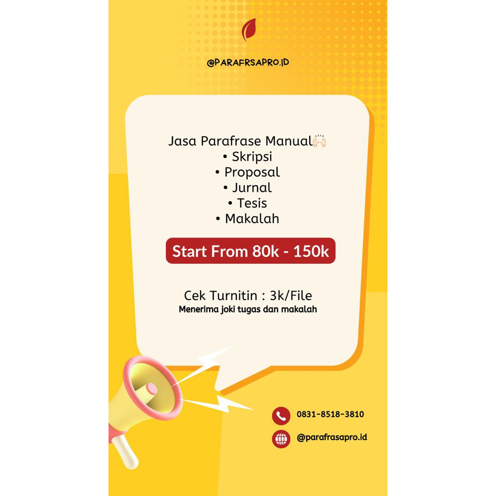 Jasa Cek Turnitin dan Turunkan Skor Plagiat