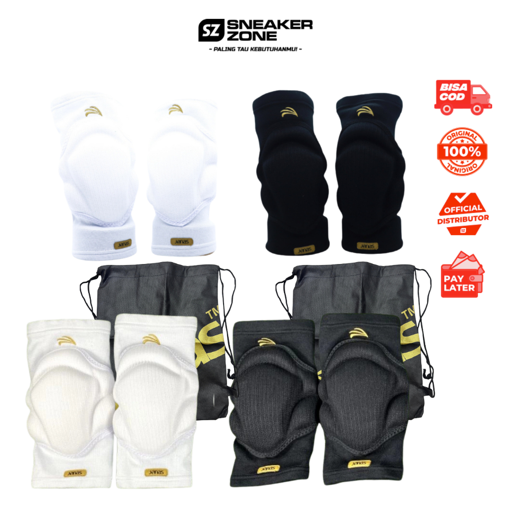 JONAS ELITE X3 KNEEPAD - ELITE X1 KNEE PAD (STRINGBAG HITAM) -  PELINDUNG LUTUT - KIPER FUTSAL