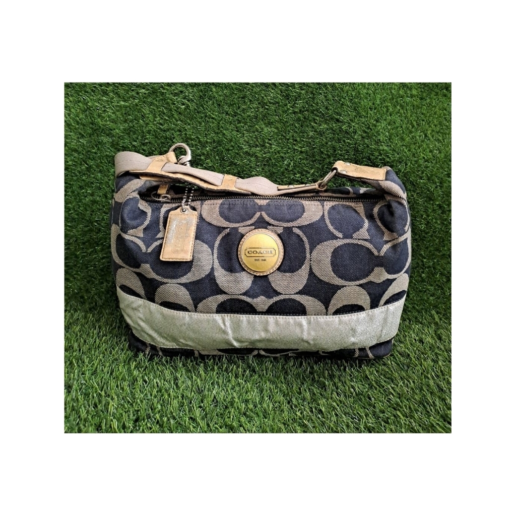 Tas Selempang Kanvas Denim Wanita Coc* Seken