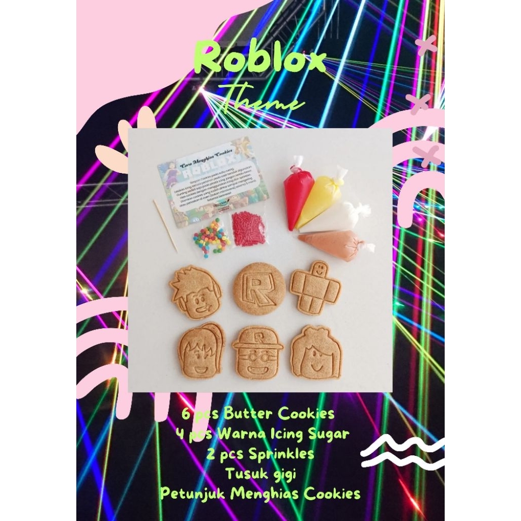 

DIY Cookies Kit tema Roblox | Roblox DIY Cookies | Cookies Roblox | Souvenir Roblox | Hampers Ulang Tahun Roblox | Mainan Roblox | Kado Roblox | Menghias Cookies Roblox | Decorate Cookies Roblox | Goodiebag Roblox | Mainan Edukatif | Kado Gamer | Cookies