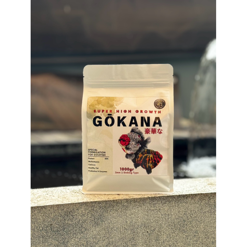 Pakan/pelet/makanan Premium Ikan Koki GOKANA GROWTH