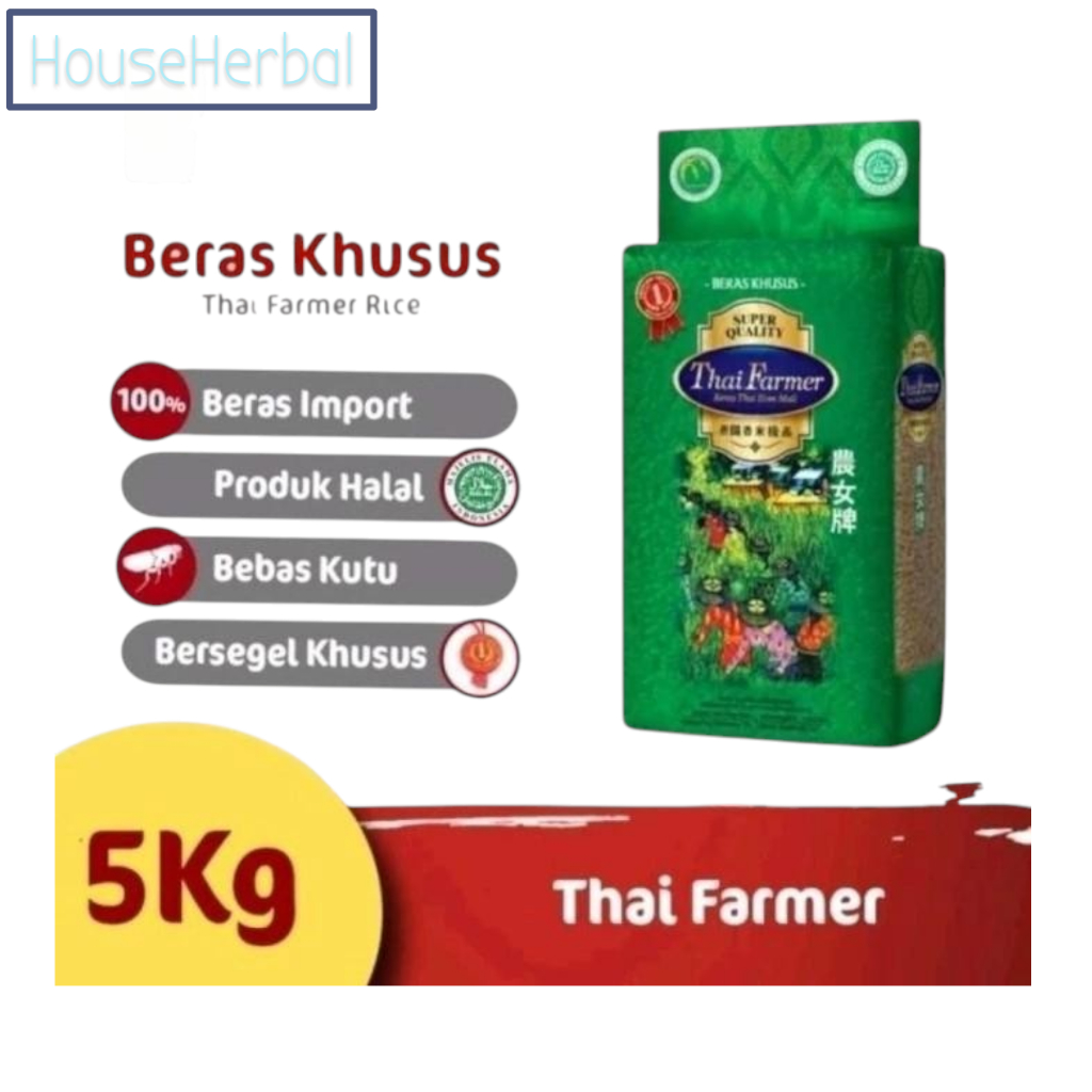 

Beras Thai Farmer Thai Hom Mali Thailand 5 kg